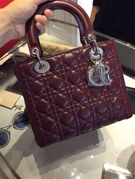 dior burgundy handbag|dior handbags online store.